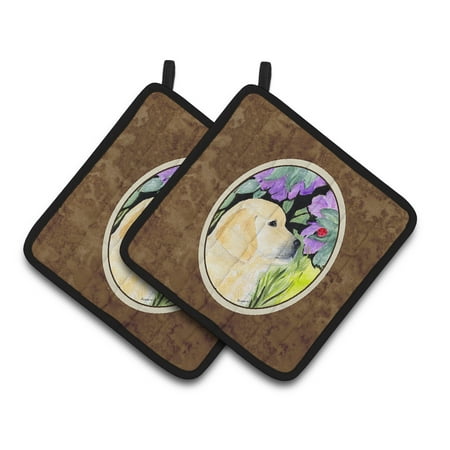 Carolines Treasures SS8245PTHD Golden Retriever Pair of Pot Holders 7.5HX7.5W multicolor
Carolines Treasures SS8245PTHD Golden Retriever Pair of Pot Holders 7.5HX7.5W multicolor