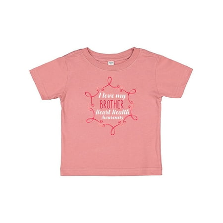 Inktastic I Love My Brother Heart Health Awareness Gift Baby Boy or Baby Girl T-Shirt
Inktastic I Love My Brother Heart Health Awareness Gift Baby Boy or Baby Girl T-Shirt