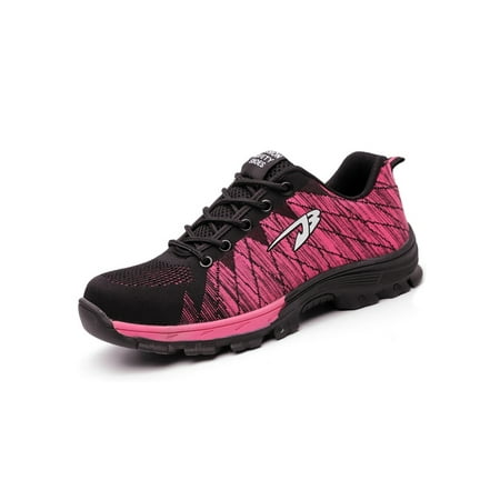 Ritualay Unisex Work Boots Lace Up Safety Shoe Steel Toe Protection Boot Comfort Durable Industrial Working Slip Resistant Pink Style C 10.5
Ritualay Unisex Work Boots Lace Up Safety Shoe Steel Toe Protection Boot Comfort Durable Industrial Working Slip Resistant Pink Style C 10.5