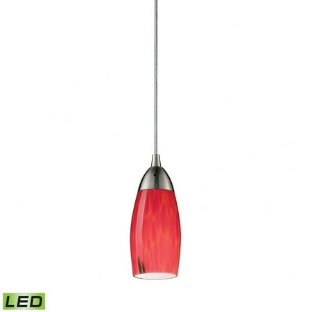 7 inch 9.5W 1 Led Mini Pendant Fire Red Led Satin Nickel Finish with Standard Canopy Bailey Street Home 2499-Bel-1631373
7 inch 9.5W 1 Led Mini Pendant Fire Red Led Satin Nickel Finish with Standard Canopy Bailey Street Home 2499-Bel-1631373