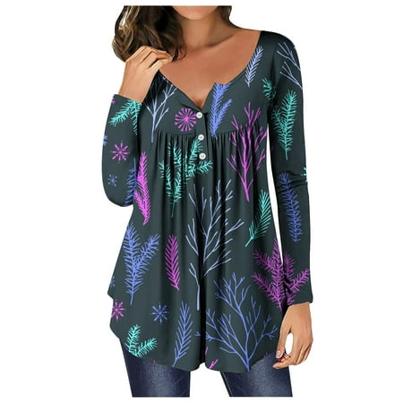 Women s Tunics Hide Belly Tops Dressy Casual Long Sleeve Henley Shirts 2022 Fashion Blouses to Wear with Leggings
Women s Tunics Hide Belly Tops Dressy Casual Long Sleeve Henley Shirts 2022 Fashion Blouses to Wear with Leggings