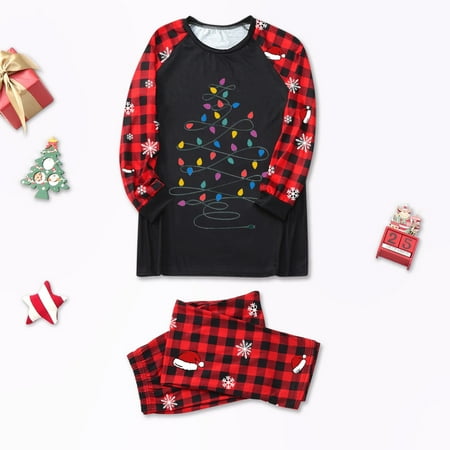 Christmas Gifts Mon Sleepwear for Christmas Family Matching Pajamas Cute Big Headed Deer Print Pjs Plaid Long Sleeve Tops And Pants Soft Casusal Holiday Sleepwear Polyester Black S
Christmas Gifts Mon Sleepwear for Christmas Family Matching Pajamas Cute Big Headed Deer Print Pjs Plaid Long Sleeve Tops And Pants Soft Casusal Holiday Sleepwear Polyester Black S