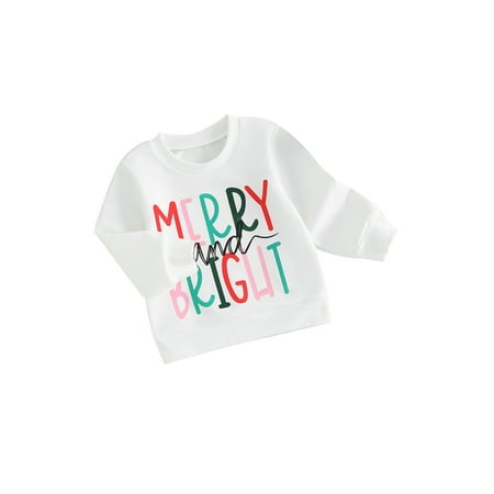 Co.MMehjri Baby Christmas Sweatshirts 0-3T Toddler Colorful Letter Pattern Long Sleeve Pullovers Winter Tops
Co.MMehjri Baby Christmas Sweatshirts 0-3T Toddler Colorful Letter Pattern Long Sleeve Pullovers Winter Tops