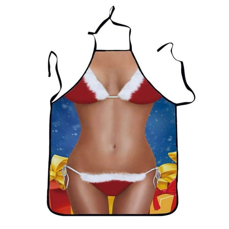 

YiFudd New Sexy Beauty Apron Muscular Male Apron Cartoon Couple Party Apron Aprons for Cooking Painting - Applies to Everyone