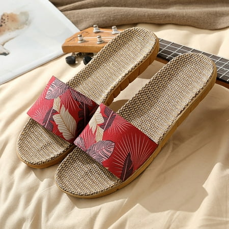 〖Yilirongyumm〗 Red 37-38 Slippers For Women Slides Womens Beach Linen Fashion Indoor Slip Slippers On Shoes Couple Home Women s Slipper
〖Yilirongyumm〗 Red 37-38 Slippers For Women Slides Womens Beach Linen Fashion Indoor Slip Slippers On Shoes Couple Home Women s Slipper