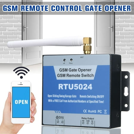 GDHOME Rtu5024 GSM Opener Relay Switch Phone Wireless Remote Control Door Access
GDHOME Rtu5024 GSM Opener Relay Switch Phone Wireless Remote Control Door Access