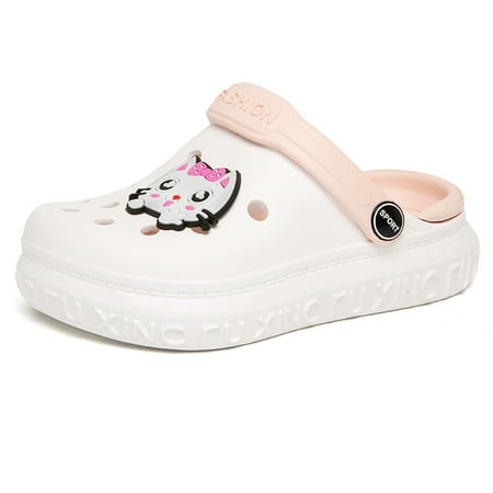 Boys Girls Clogs With Cartoon Panda Charms Summer Comfortable Lightweight Hollow Out Sandals Beach Shoes For Toddler Children Kids
Boys Girls Clogs With Cartoon Panda Charms Summer Comfortable Lightweight Hollow Out Sandals Beach Shoes For Toddler Children Kids