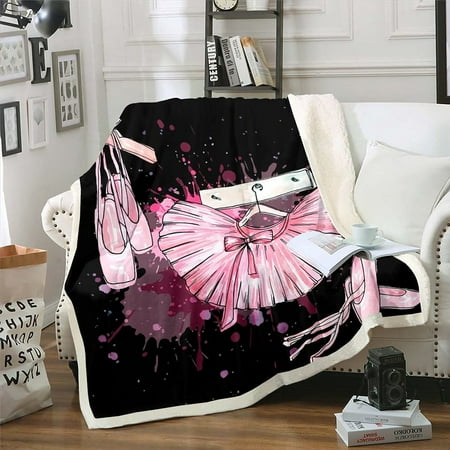 Pink Ballet Bed Throws Pretty Dance Dress Shoes Thrown Blanket Boys Gift Cute Dreaming Girl Soft Polyester Throw Blanket for Couch Baby Size 30 x40
Pink Ballet Bed Throws Pretty Dance Dress Shoes Thrown Blanket Boys Gift Cute Dreaming Girl Soft Polyester Throw Blanket for Couch Baby Size 30 x40