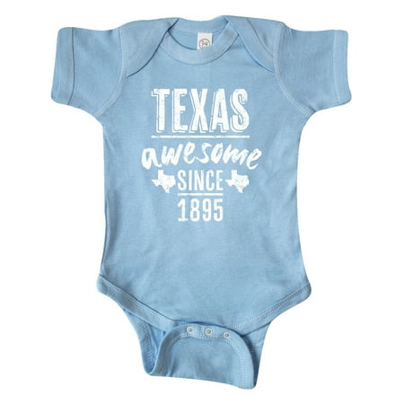 Inktastic Texas Awesome Since 1895 Gift Baby Boy or Baby Girl Bodysuit
