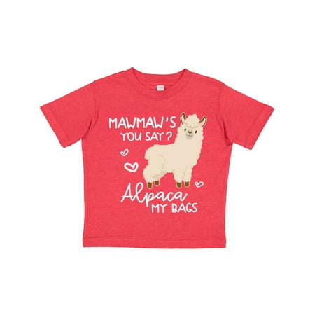 Inktastic Mawmaw s You Say Alpaca My Bags Gift Toddler Boy or Toddler Girl T-Shirt
Inktastic Mawmaw s You Say Alpaca My Bags Gift Toddler Boy or Toddler Girl T-Shirt