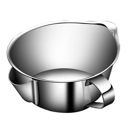 Liveday Oil Fat Separator Bowl Gravy Separator Fat Separator Stainless Steel Oil Filter Soup Bowl with Handle Grease Oiler Filter
Liveday Oil Fat Separator Bowl Gravy Separator Fat Separator Stainless Steel Oil Filter Soup Bowl with Handle Grease Oiler Filter