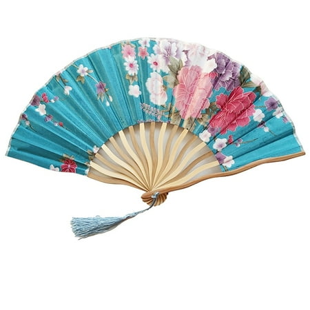 LEUCHTEN Floral Folding Hand Fans Chinese Style Bamboo Folding Fan Handheld Fabric Folding Fan
LEUCHTEN Floral Folding Hand Fans Chinese Style Bamboo Folding Fan Handheld Fabric Folding Fan