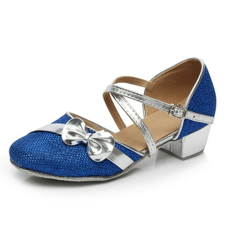 SQUARE HEAD Toddler Baby Kids Girls Single Party Princess Dancing Ballroom Tango Latin Shoes Blue 26
SQUARE HEAD Toddler Baby Kids Girls Single Party Princess Dancing Ballroom Tango Latin Shoes Blue 26