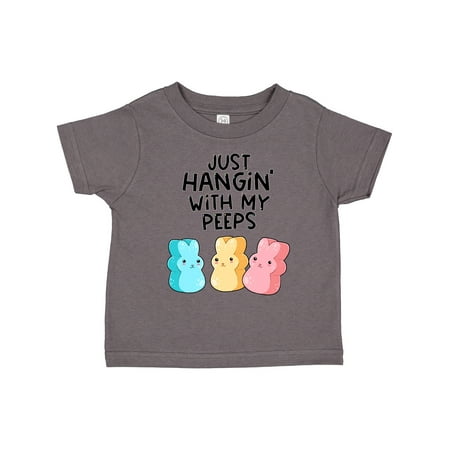 

Inktastic Easter Just Hangin with My Peeps! Gift Toddler Boy or Toddler Girl T-Shirt