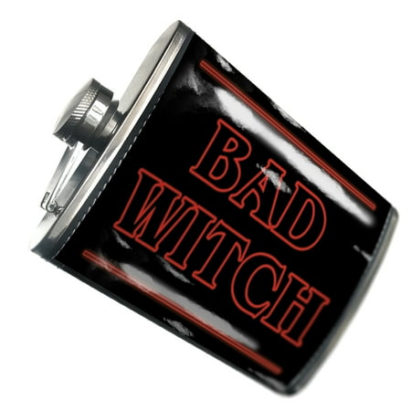 NEONBLOND Flask Bad Witch Halloween Strange and Spooky