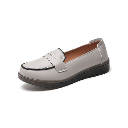Lacyhop Womens Travel Non-slip Moccasins Lightweight Slip On Loafers Breathable Low Top Boat Shoes Gray 5
Lacyhop Womens Travel Non-slip Moccasins Lightweight Slip On Loafers Breathable Low Top Boat Shoes Gray 5