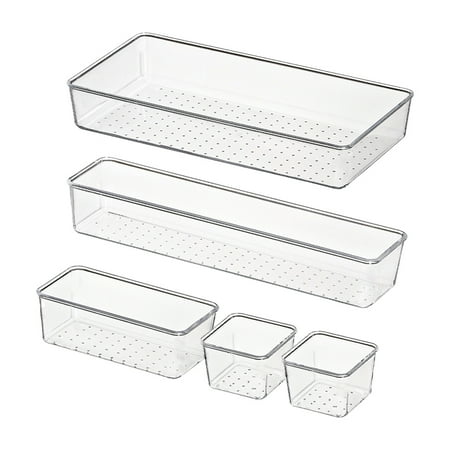 5 Pcs Drawer Organizer Box Multi-purpose Drawer Storage Boxes Drawer Storage Trays
5 Pcs Drawer Organizer Box Multi-purpose Drawer Storage Boxes Drawer Storage Trays