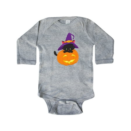 Inktastic Black Cat Pumpkin Cat With Witch Hat Halloween Gift Baby Boy or Baby Girl Long Sleeve Bodysuit
Inktastic Black Cat Pumpkin Cat With Witch Hat Halloween Gift Baby Boy or Baby Girl Long Sleeve Bodysuit