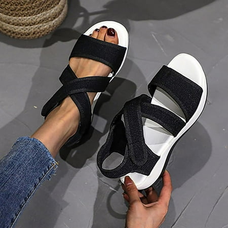 Homedles Beach Sandals for Women- Slip on Flat Comfy 2023 New Summer wear Casual Womens Sandals Black
Homedles Beach Sandals for Women- Slip on Flat Comfy 2023 New Summer wear Casual Womens Sandals Black