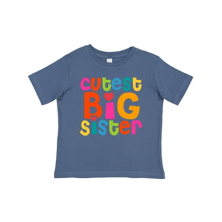 Inktastic Cutest Big Sister Gift Baby Girl T-Shirt