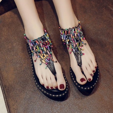 〖Yilirongyumm〗 Black 37 Sandals Women Open-Toe Beach Sandals Clip Toe Fringed Sandals Flat Back Zipper Shoes
〖Yilirongyumm〗 Black 37 Sandals Women Open-Toe Beach Sandals Clip Toe Fringed Sandals Flat Back Zipper Shoes