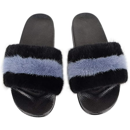 Women s Fur Slides Fluffy Fur Lovely Slipper Rubber Flat Non-Slip Casual Slippers for Ladies Multicolor
Women s Fur Slides Fluffy Fur Lovely Slipper Rubber Flat Non-Slip Casual Slippers for Ladies Multicolor
