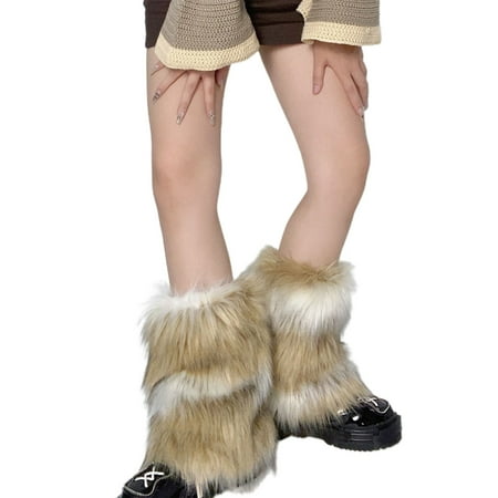 Furry Leg Warmers Women Autumn Winter Vintage Faux Fur Plush Boot Covers Cuffs Calf Length Hipster Warm Socks Streetwear
Furry Leg Warmers Women Autumn Winter Vintage Faux Fur Plush Boot Covers Cuffs Calf Length Hipster Warm Socks Streetwear