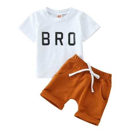 Yinguo Newborn Infant Boys Clothes Summer Short Sleeve Letter T-shirt Tops Elastic Solid Shorts 0-24 Months Casual Outfits Set
Yinguo Newborn Infant Boys Clothes Summer Short Sleeve Letter T-shirt Tops Elastic Solid Shorts 0-24 Months Casual Outfits Set