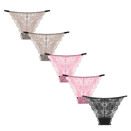 Youmylove 5Pcs Women Ladies Sexy Ultra Soft Seamless Bikini Assorted Brief Lace Panties Underwear Lady Nightwear
Youmylove 5Pcs Women Ladies Sexy Ultra Soft Seamless Bikini Assorted Brief Lace Panties Underwear Lady Nightwear