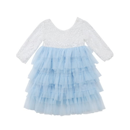 Gwiyeopda Little Girls Princess Dress Long Sleeve Floral Lace Hollow Backless Mesh Casual Dress
Gwiyeopda Little Girls Princess Dress Long Sleeve Floral Lace Hollow Backless Mesh Casual Dress