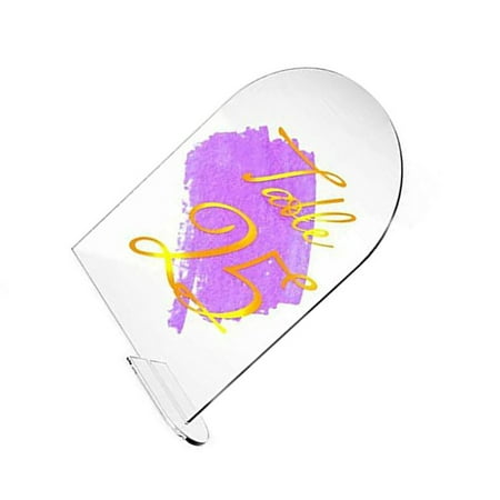 5PCS Wedding Clear Acrylic Place Cards Semicircle Cards Sign with Holder Plate for Baby Showers Anniversaries
5PCS Wedding Clear Acrylic Place Cards Semicircle Cards Sign with Holder Plate for Baby Showers Anniversaries