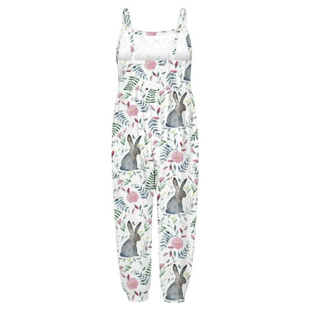 Cathalem Ruffle Toddler Girls Kids Baby Jumpsuit 1 Piece Floral Cartoon Easter Bunny Playsuit Strap Girl Clothes Size 24 Months White 4-5 Years
Cathalem Ruffle Toddler Girls Kids Baby Jumpsuit 1 Piece Floral Cartoon Easter Bunny Playsuit Strap Girl Clothes Size 24 Months White 4-5 Years