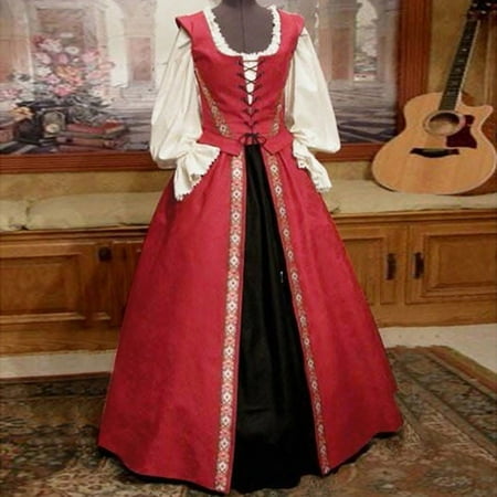 Gzztg Holiday Dresses For Women 2022 Short Sleeve Round-Neck Dress Fall Winter Gothic Retro Floral Print Ball Gowns Gowns Two-Piece Dress Women Dress Polyester
Gzztg Holiday Dresses For Women 2022 Short Sleeve Round-Neck Dress Fall Winter Gothic Retro Floral Print Ball Gowns Gowns Two-Piece Dress Women Dress Polyester