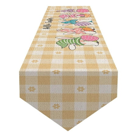 Easter Festival Table Runner Linen Anti Oil Easy To Clean Table Cloth Digital Printing Table Mat
Easter Festival Table Runner Linen Anti Oil Easy To Clean Table Cloth Digital Printing Table Mat