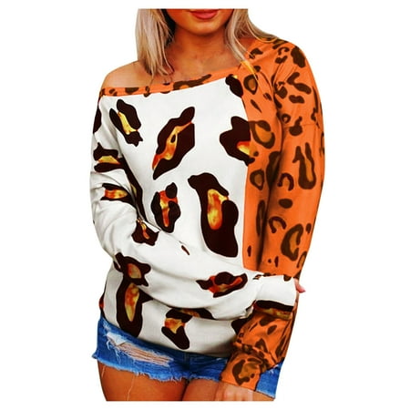 koaiezne Shoulder Casual Color Top Long Fashion Print Blocking Women s Slant Sleeve Women s Blouse Sugar Shirts for Women Pajamas Tops Women
koaiezne Shoulder Casual Color Top Long Fashion Print Blocking Women s Slant Sleeve Women s Blouse Sugar Shirts for Women Pajamas Tops Women