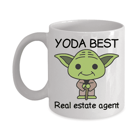 Yoda Best Real Estate Agent Profession mug - Novelty Gift Mugs for Birthday Present Anniversary Valentines Special Occasion Christmas - 11oz Funny Coffee Mug
Yoda Best Real Estate Agent Profession mug - Novelty Gift Mugs for Birthday Present Anniversary Valentines Special Occasion Christmas - 11oz Funny Coffee Mug
