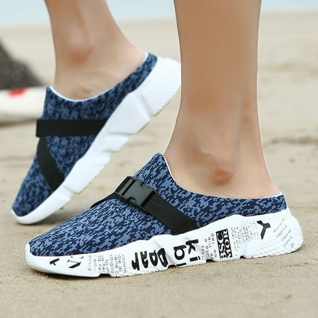 STEADY Casual Mens Mesh Summer Slippers Lightweight Walking Beach Shoes Sports Sandals Blue / 46
STEADY Casual Mens Mesh Summer Slippers Lightweight Walking Beach Shoes Sports Sandals Blue / 46