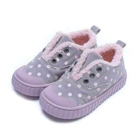 DancePeanut Kids Girls Autumn Winter Warm Polka Dots Cotton Shoes Chilldren Fashion Sneakers Flat Canvas Shoes Size 21-30
DancePeanut Kids Girls Autumn Winter Warm Polka Dots Cotton Shoes Chilldren Fashion Sneakers Flat Canvas Shoes Size 21-30