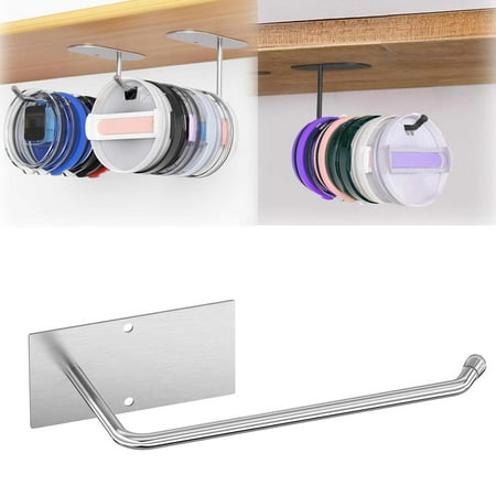 FENGYIKEJI Hooks Clearance Tumbler Lid Storage Hook Tumbler Lid Organizers Inside Cabinet Lid Holders Under Cabinet Drilling Or Self Adhesive Lid Storage Hook for Saving Kitchen Storage Space(1 Pack)
FENGYIKEJI Hooks Clearance Tumbler Lid Storage Hook Tumbler Lid Organizers Inside Cabinet Lid Holders Under Cabinet Drilling Or Self Adhesive Lid Storage Hook for Saving Kitchen Storage Space(1 Pack)