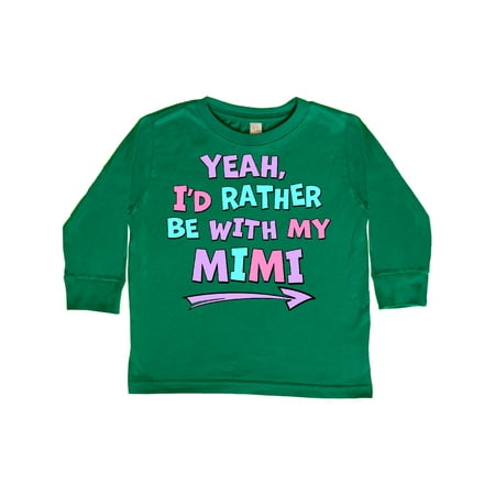 Inktastic Yeah I d Rather be with My Mimi in Pink Blue and Purple Gift Toddler Boy or Toddler Girl Long Sleeve T-Shirt
Inktastic Yeah I d Rather be with My Mimi in Pink Blue and Purple Gift Toddler Boy or Toddler Girl Long Sleeve T-Shirt