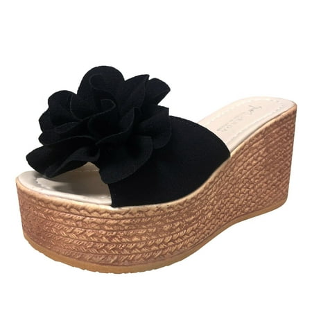 GNEIKDEING Spring And Summer Women Sandals Wedge Heel Suede Flower Thick Sole Casual Style Gift on Clearance
GNEIKDEING Spring And Summer Women Sandals Wedge Heel Suede Flower Thick Sole Casual Style Gift on Clearance