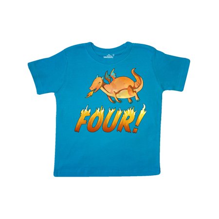 Inktastic 4 Fourth Birthday Orange Dragon Breathing Fire Gift Toddler Boy or Toddler Girl T-Shirt
Inktastic 4 Fourth Birthday Orange Dragon Breathing Fire Gift Toddler Boy or Toddler Girl T-Shirt