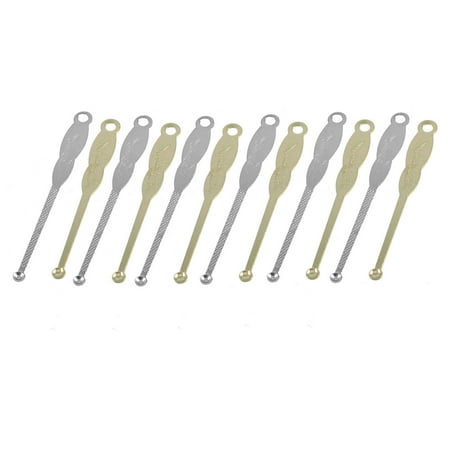 Unique Bargains Ear Pick Spoon Curette Ear Wax Remover 12 Pcs
