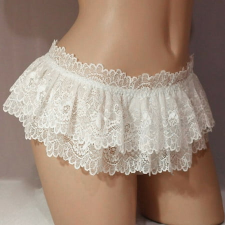 ALSLIAO Women Sexy Lace Panties Knickers Ladies Underwear Lingerie G-String Thong White 2XL
ALSLIAO Women Sexy Lace Panties Knickers Ladies Underwear Lingerie G-String Thong White 2XL