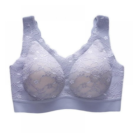 3D Wireless Contour Lace Bra Breathable Underwear Seamless Stretchy Comfortable Sports Bras Top Vest Gray M
3D Wireless Contour Lace Bra Breathable Underwear Seamless Stretchy Comfortable Sports Bras Top Vest Gray M