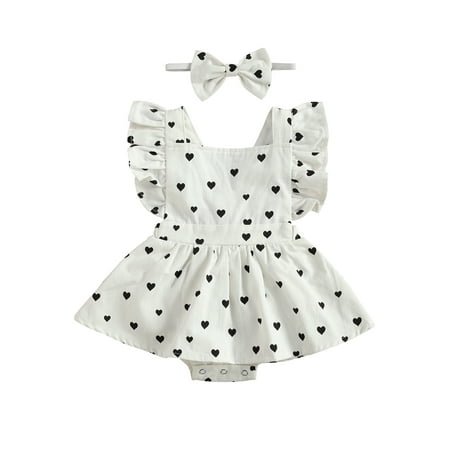 Newborn Infant Princess Girl Heart Print Ruffles Sleeve Jumpsuits Clothes+Headband Set
Newborn Infant Princess Girl Heart Print Ruffles Sleeve Jumpsuits Clothes+Headband Set