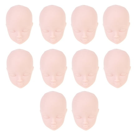 10pcs Simple Replacing Doll Heads Plastic Makeup Practice Heads Cosmetology Doll Head
10pcs Simple Replacing Doll Heads Plastic Makeup Practice Heads Cosmetology Doll Head