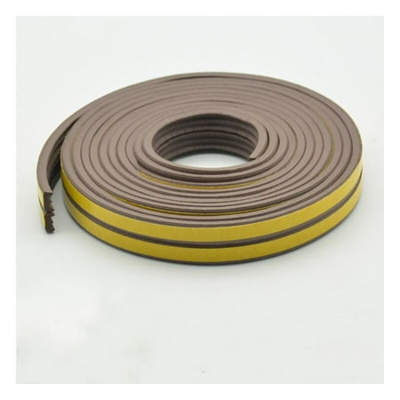 Waterproof tape aluminum alloy glass anti-theft door frame E-brown door and window anti-collision sealing tape 6m (9*4mm sealing gap 2-4mm
Waterproof tape aluminum alloy glass anti-theft door frame E-brown door and window anti-collision sealing tape 6m (9*4mm sealing gap 2-4mm