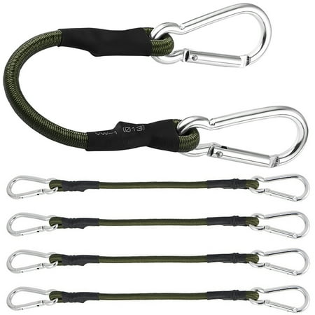 5Pcs Bungee Cords with Carabiner Hook Heavy Duty Elastic Bungee Rope for Luggage Rack
5Pcs Bungee Cords with Carabiner Hook Heavy Duty Elastic Bungee Rope for Luggage Rack