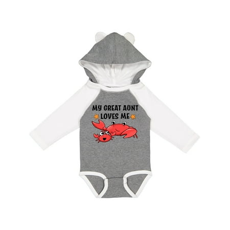 Inktastic My Great Aunt Loves Me- cute crab family Gift Baby Boy or Baby Girl Long Sleeve Bodysuit
Inktastic My Great Aunt Loves Me- cute crab family Gift Baby Boy or Baby Girl Long Sleeve Bodysuit